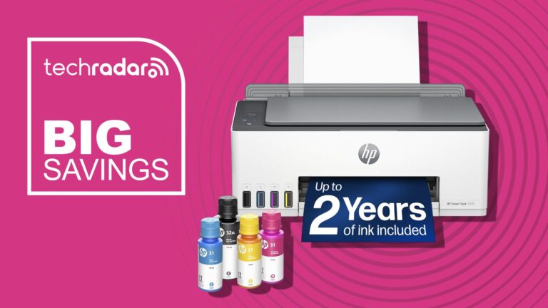 HP's Smart Tank 5101 is nearly 30% off with free ink right now