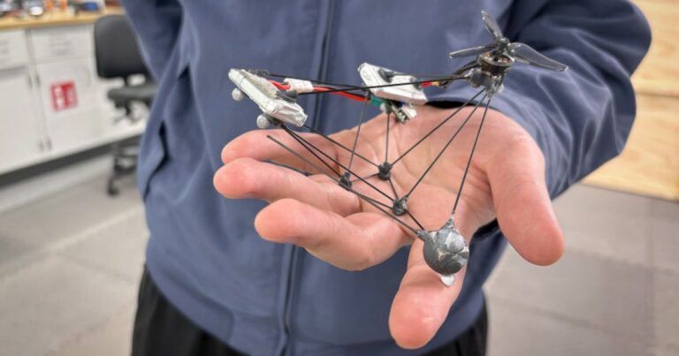This spinning drone hides in plain sight using a visual illusion