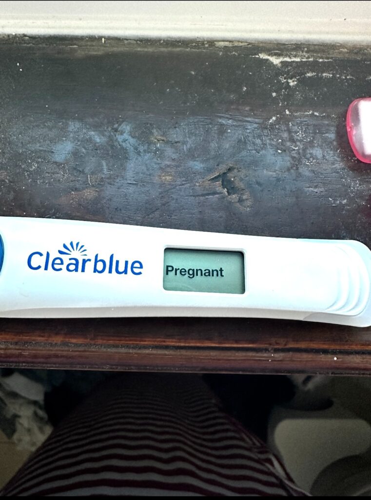 clear blue pregnancy test
