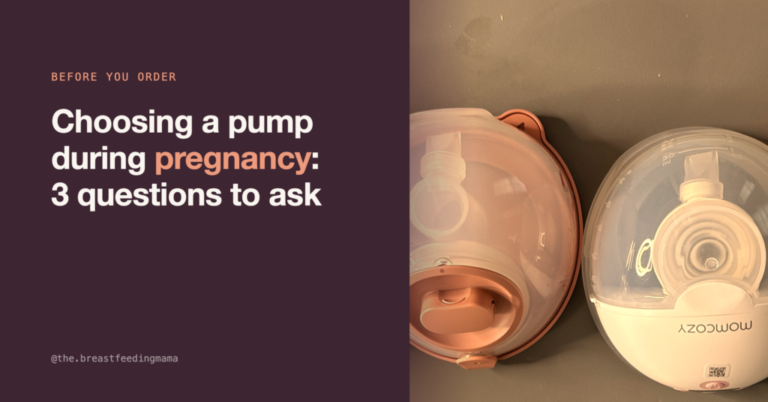 choosing a breast pump during pregnancy 